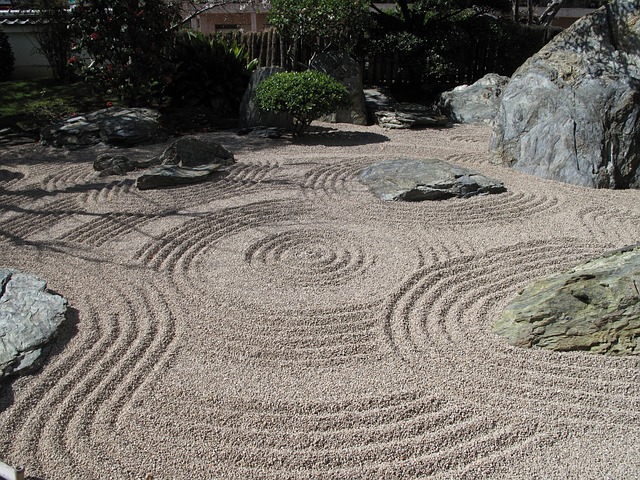 zen garden to calm small "t" traumas